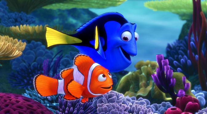 Dori, si biru pelupa dalam kisah 'Finding Nemo'