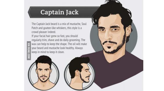 Model Kapten Jack (Via: 9gag.com)