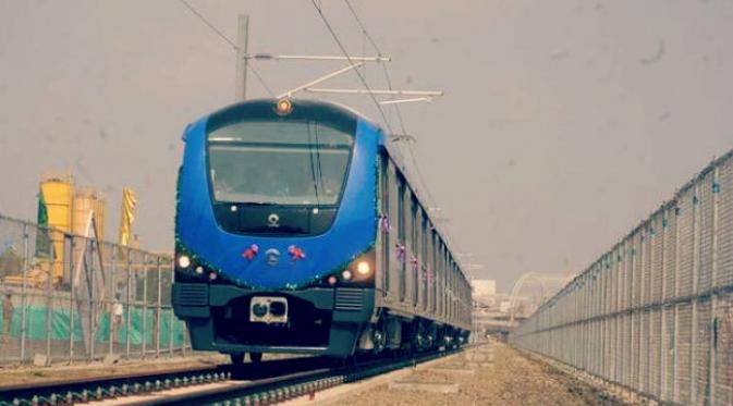 Metro Chennai pertama di India