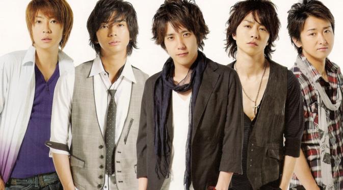 Grup boyband Jepang Arashi.