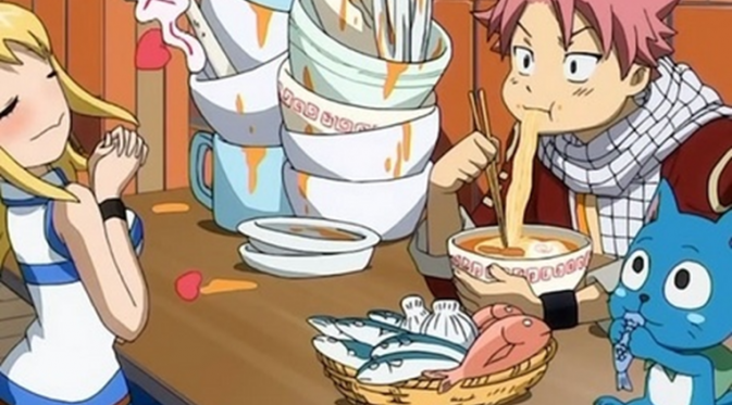 Setidaknya ada lima sosok karakter dari anime top yang mempunyai porsi makan sangat besar. Siapa sajakah mereka?