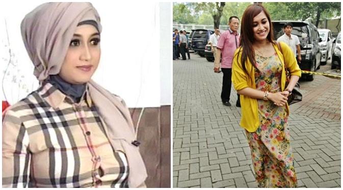 Septi Sanustika sebelum dan sesudah lepas hijab (via istimewa)
