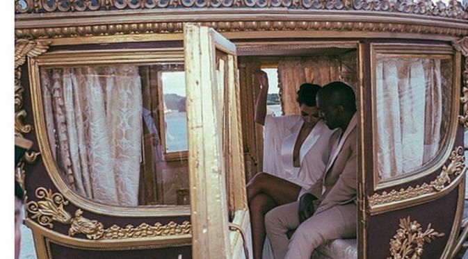 Kanye West dan Kim Kardashian [Foto:Instagram]