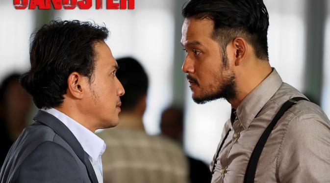 Kekuatan akting Agus Kuncoro dan Dwi Sasono jadi kelebihan utama film Gangster. (Foto: Starvision Plus)