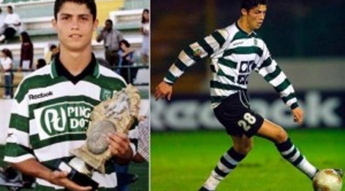 Cristiano Ronaldo saat di Sporting. (cristianoronaldo.footballfantalk.com)