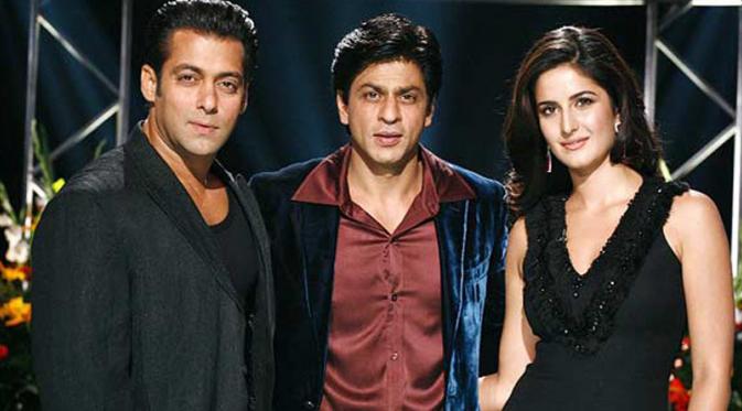 Salman Khan, Shahrukh Khan dan Katrina Kaif