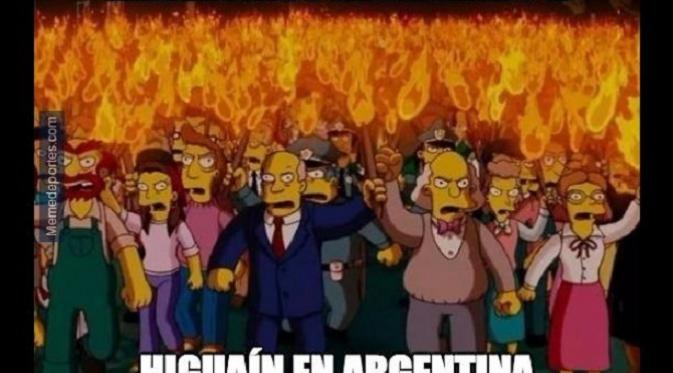 Higuain buat penduduk Argentina marah