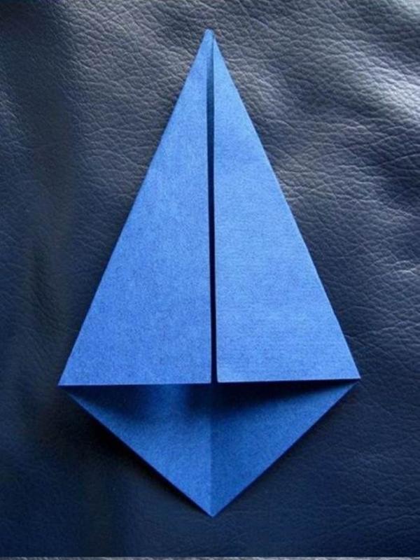 Kartu Ucapan Idul  Fitri  2021 Dari Kertas Origami contoh  