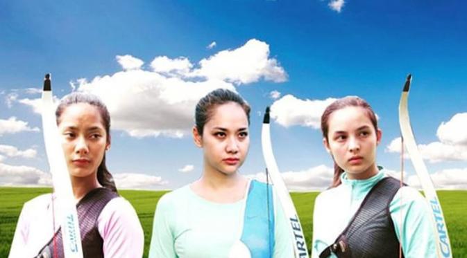 Bunga Citra Lestari, Chelsea Islan, dan Tara Basro siap membintangi film 3 Srikandi. Foto: MVP Pictures