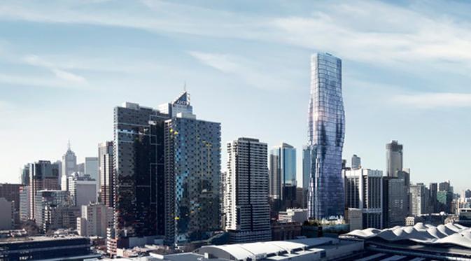 Gedung tinggi menjulang di Australia yang terinspirasi Beyonce. (foto: eonline)