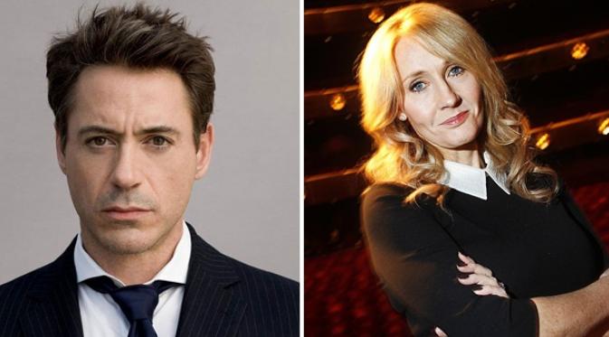 Robert Downey Jr dan Jk Rowling tahun ini sama-sama berumur 50 tahun.