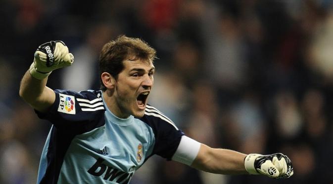 Iker Casillas pada 2010 (AFP PHOTO/ PEDRO ARMESTRE)