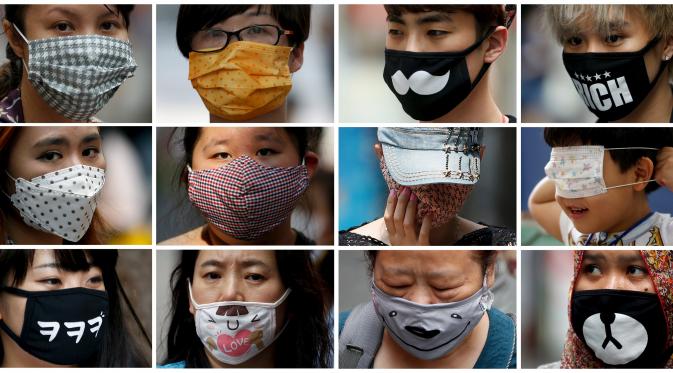 Pencegahan MERS salah satunya memakai masker (Reuters)