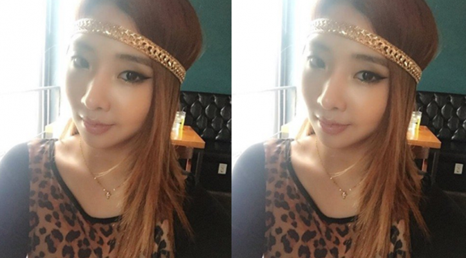 Minzy `2NE1` dalam foto terbaru yang diuanggah di akun media sosial miliknya.
