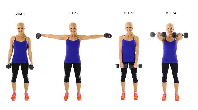 The Dumbell Lateral and Front Raise  