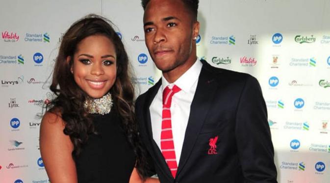 Raheem Sterling dan kekasihnya, Paige Millian, mendapat kecaman dari fans Liverpool (dailystar.co.uk)