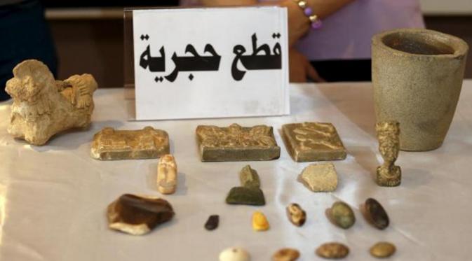 US Kembalikan Artefak Irak yang Ditemukan di Rumah Pemimpin ISIS. (Reuters)