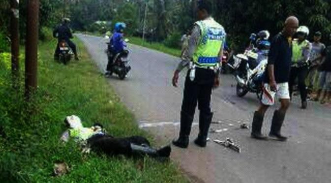 Ilustrasi polisi terbunuh saat bekerja | Via: news.okezone.com