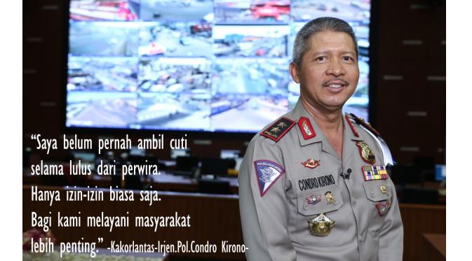Kepala Korps Lalu Lintas, Inspektur Jenderal Condro Kirono | Dok.Bintang.com/Galih W Satria