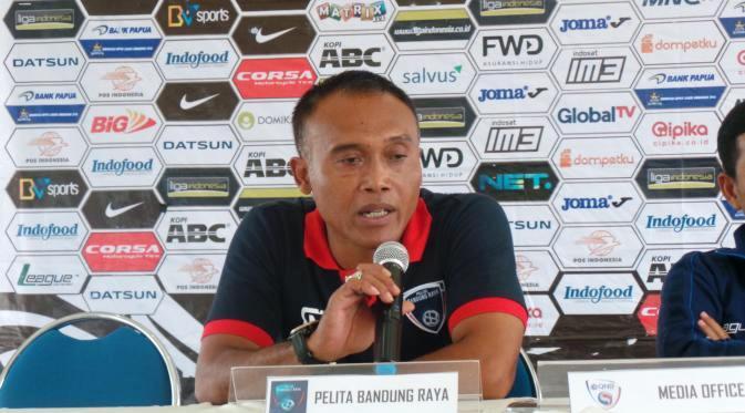 Peri Sandria, pencetak gol terbanyak pertama di era Liga Indonesia dengan 34 gol. (Liputan6.com/Okan Firdaus)