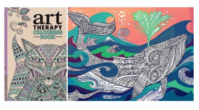 The Art Therapy Colouring Book oleh Richard Merritt | via: buzzfeed.com