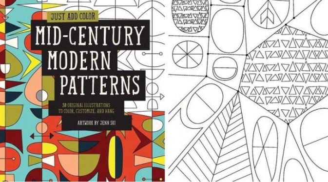 Mid-Century Modern Patterns oleh Jenn Ski | via: buzzfeed.com