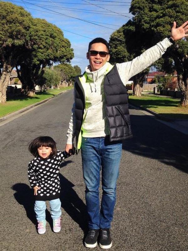Ben Kasyafani bersama anaknya (Instagram)