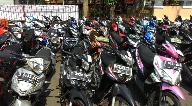 Motor pemudik di Solo (Liputan6.com/ Reza Kuncoro)