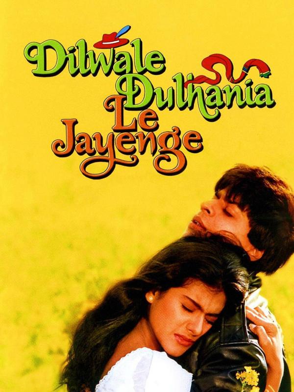 Kajol dan Shahrukh Khan dalam film Dilwale Dulhania Le Jayege. Foto: via snappeeps.com