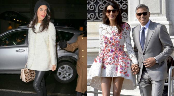 Gaya dan cara berpakaian istri George Clooney, Amal Alamuddin, memang pantas diakui.