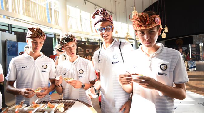Pemain Muda Inter Kunjungi Paviliun Indonesia di World Expo Milano 2015 (Ist)