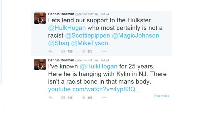 Dennis Rodman Tweet
