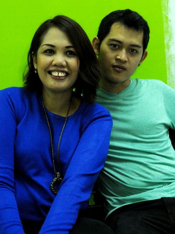 Elly Sugigi dan suami, Ferry Anggara. [Foto: Faisal R. Syam/Liputan6.com]