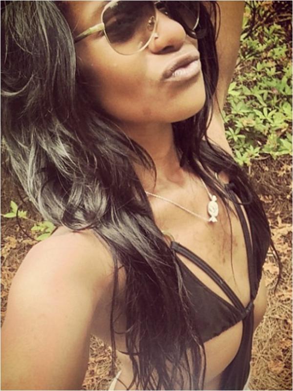 Salah satu foto terakhir Bobbi Kristina Brown sebelum meninggal (via Instagram.com)