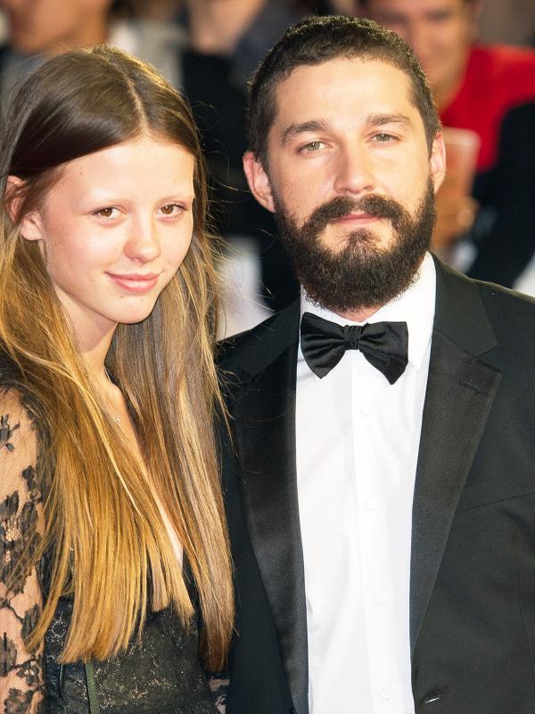 Shia LaBeouf dan Mia Goth (via usmagazine.com)