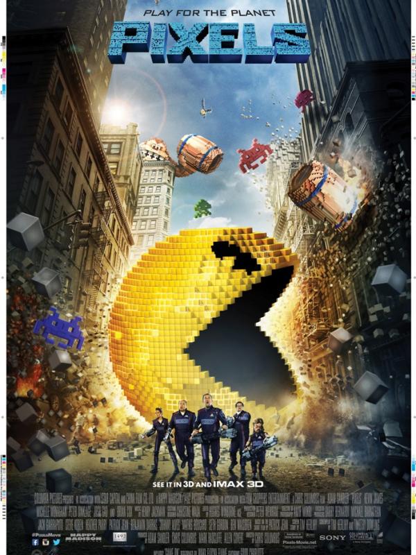 Poster film Pixels. foto: Sony Pictures
