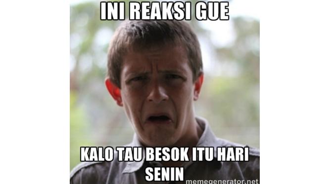 Meme Senin ceriakan harimu | Via: memegenerator.net