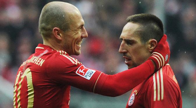 Arjen Robben dan Franck Ribery