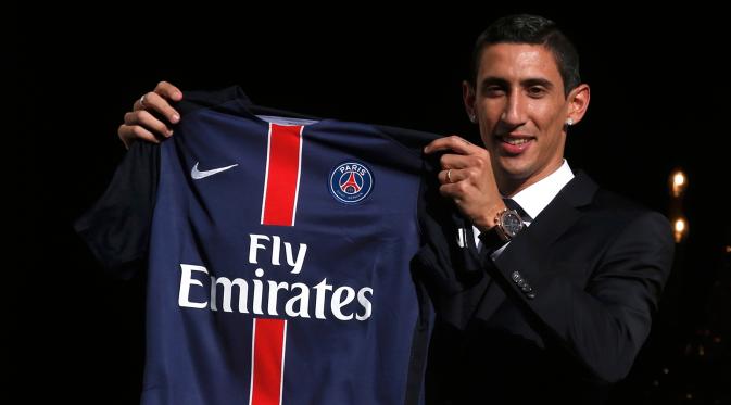 Angel Di Maria Resmi ke Paris Saint-Germain