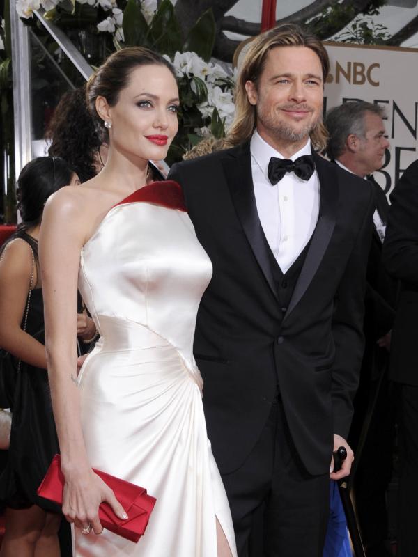 Angelina Jolie dan Brad Pitt (Bintang/EPA)