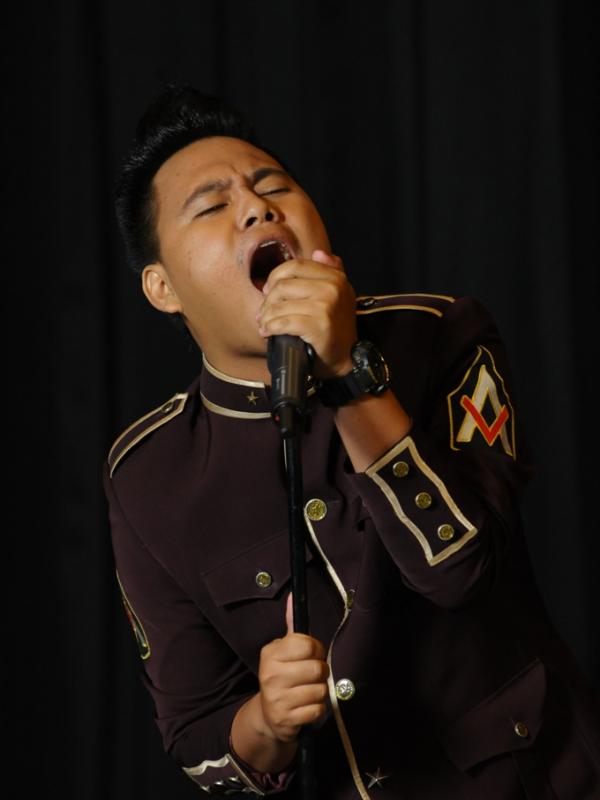 Azis, vokalis Jendral band. (Liputan6.com/Faisal R Syam)