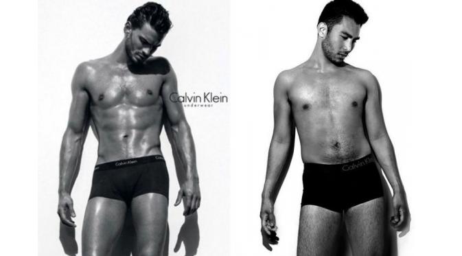 Jika Iklan Celana Dalam Calvin Klein Diperankan oleh Cowok Biasa | via: buzzfeed.com