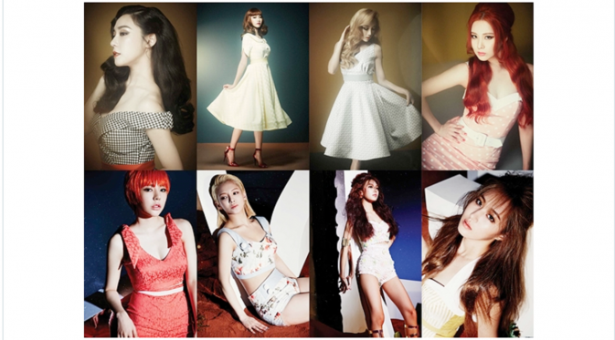 Girls Generation mengusung tema retro dalam cuplikan di karya terbarunya.