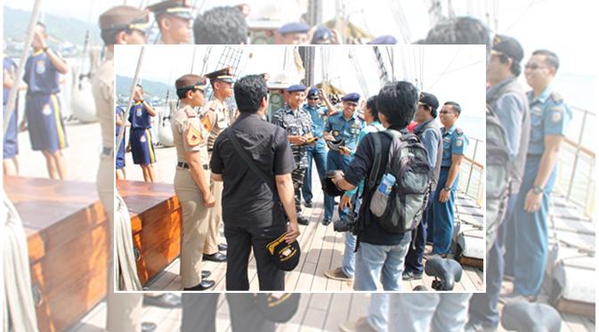 Jumlah taruna dan taruni yang mengikuti pelayaran ke Kotabaru sebanyak 105 orang