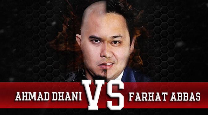 Ahmad Dhani VS Farhat Abbas. (Bintang.com)
