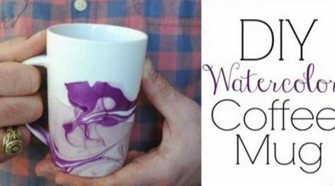 Lukisan gelas polos | Via: pinterest.com