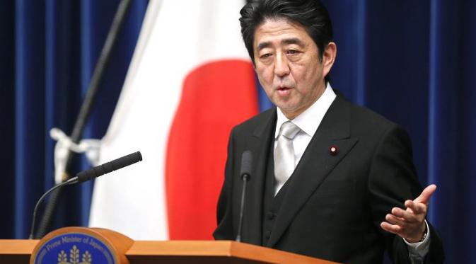 Perdana Menteri Jepang Shinzo Abe. (www.thetimes.co.uk)
