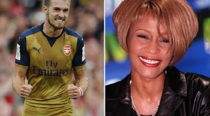 2012: Whitney Houston meninggal pada February 11 - hari yang sama ketika Ramsey mencetak gol melawan Sunderland