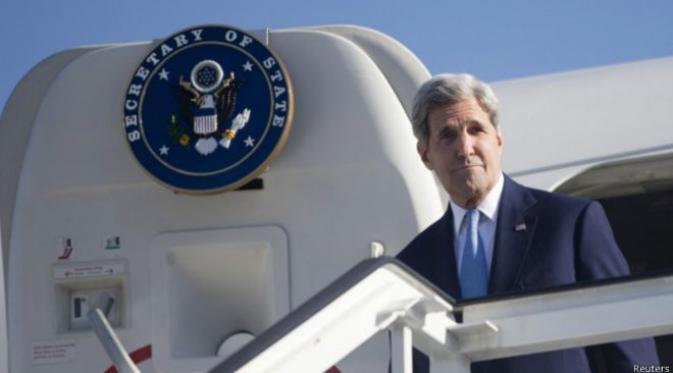 Menteri Luar Negeri AS, John Kerry, meresmikan pembukaan kedutaan besar AS di Havana, Kuba. (BBC)