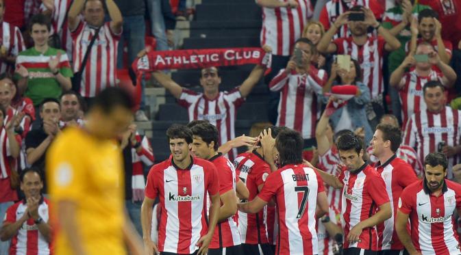 Athletic Bilbao menang telak 4-0 atas Barcelona.
